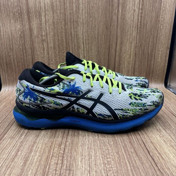 Asics Mens Gel Nimbus 24 Coastal Caricatures 1011B454-100 Shoes Size 13 - Picture 1 of 8